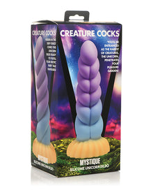  Creature Cocks Unicorn Silicone Dildo - Multi Color