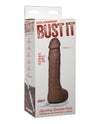 Bust It Squirting Realistic Cock w/1 oz Nut Butter - Brown