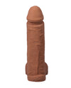 Realistic 8" ULTRASKYN Cock w/Balls - Brown