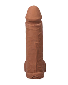  Realistic 8" ULTRASKYN Cock w/Balls - Brown