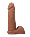 Realistic 8" ULTRASKYN Cock w/Balls - Brown