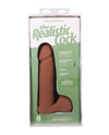 Realistic 8" ULTRASKYN Cock w/Balls - Brown