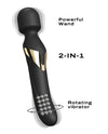 Dorcel Dual Orgasms Wand - Black/Gold