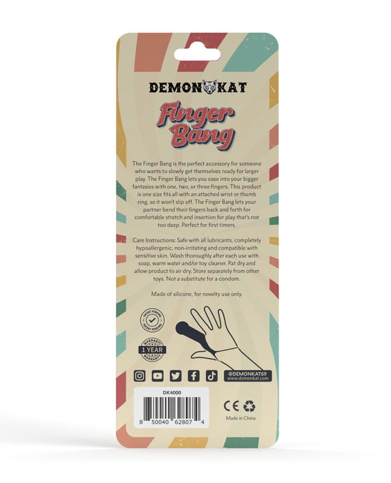 Demon Kat Finger Bang - Black