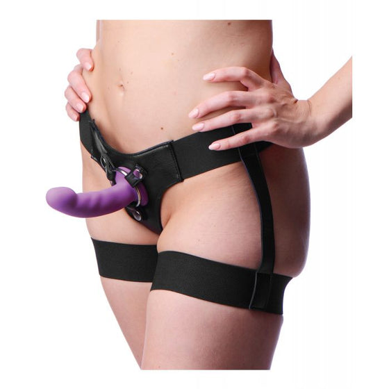 Strap U Bardot Elastic Strap-On Harness w/Thigh Cuffs