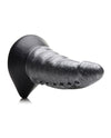 Creature Cocks Beastly Tapered Bumpy Silicone Dildo - Silver/Black