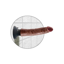 King Cock 7" Vibrating Cock - Brown