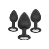 Silicone Gem Anal Kit - Black