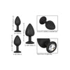 Silicone Gem Anal Kit - Black
