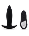 Nu Sensuelle Remote Control Rechargeable Mini Plug - Black