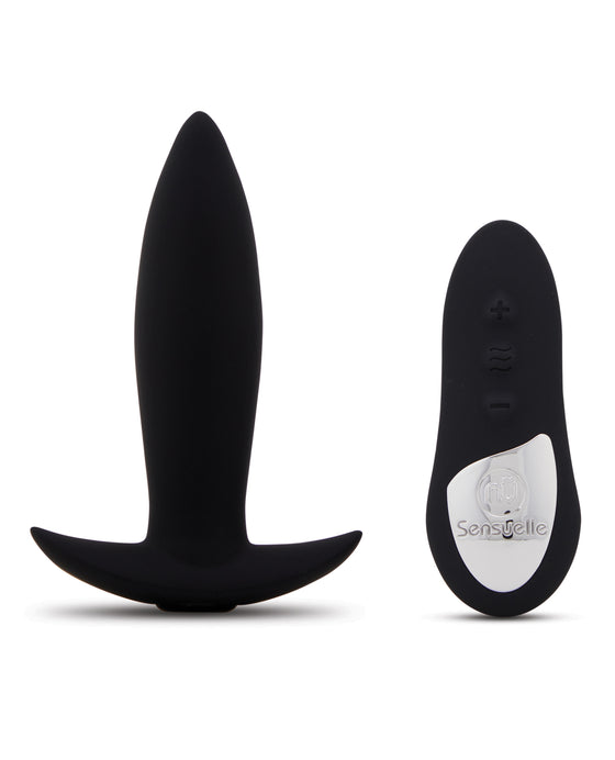 Nu Sensuelle Remote Control Rechargeable Mini Plug - Black