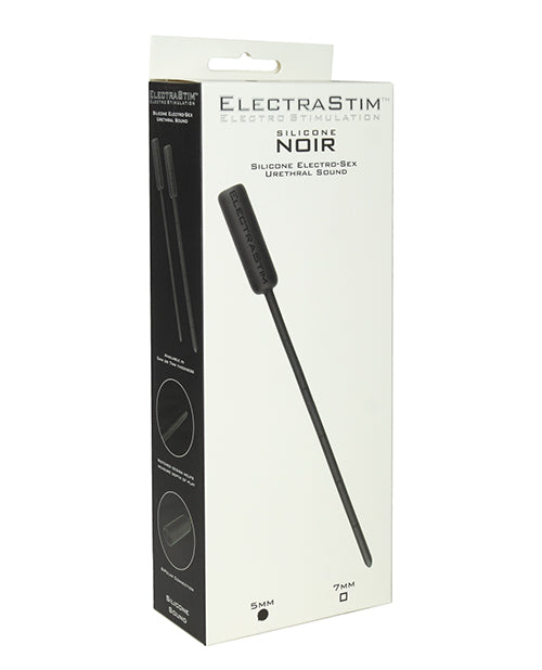 ElectraStim Silicone Noir Flexible Electro Sound - 5 mm