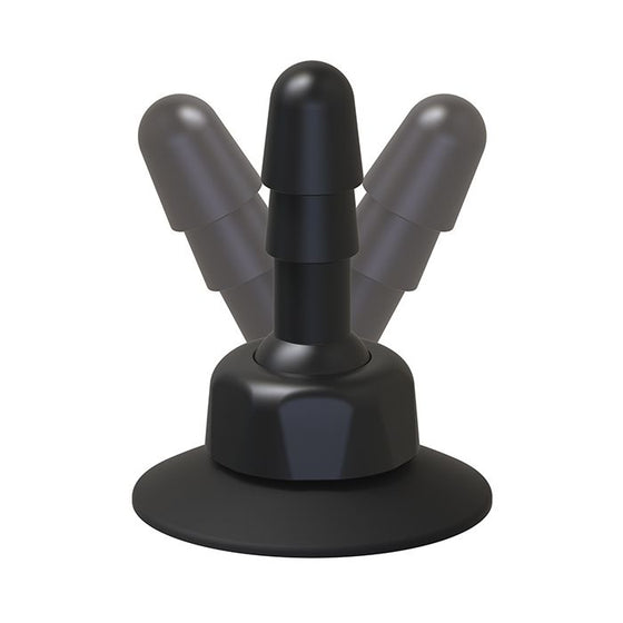 Vac-U-Lock Vibrating Dual Density ULTRASKYN Set w/Wireless Remote - Chocolate