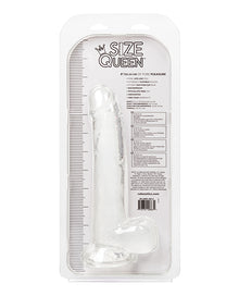  Size Queen 8" Dildo - Clear