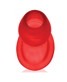  Oxballs Glowhole 1 Hollow Buttplug w/LED Insert Small - Red Morph