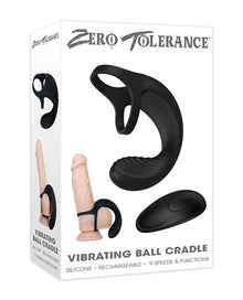  Zero Tolerance Vibrating Ball Cradle w/Remote - Black
