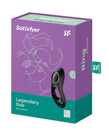  Satisfyer Legendary Duo Ring Vibrator - Black