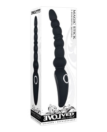  Evolved Magic Stick Beaded Vibrator - Black