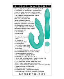  Gender X Strapless Seashell - Teal