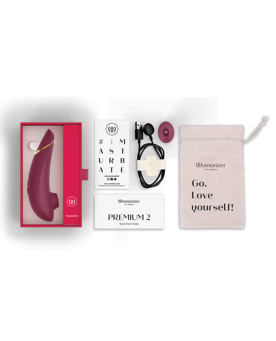 Womanizer Premium 2 - Bordeaux