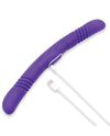 Together Double Delight Double-Ended Vibrating & Thrusting Vibrator - Purple