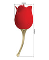 Pretty Love Licking Rose Lover Dual Ended Vibrator - Rose