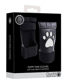  Shots Ouch Puppy Play Paw Cut-Out Gloves - White