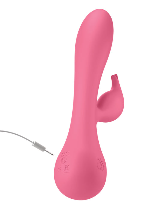 JimmyJane Glo Rabbit Heating Vibe - Pink