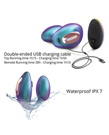  Love to Love Wonderlover Dual Stimulator - Iridescent Turquoise