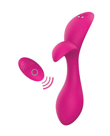  Pink Elephant Buzzy Bae Rechargeable Vibe w/Remote - Pink
