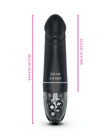  Mystim Real Deal Neal eStim Realistic Vibrator - Black