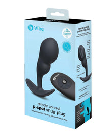  b-Vibe Remote Control P-Spot Snug Plug - Black