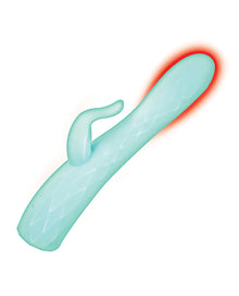  Goddess Heat-up & Rotating Vibrator - Aqua