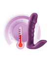 RORA 2 Pressure Sensing App-Controlled Rotating G-Spot Vibrator & Clitoral Stimulator - Purple