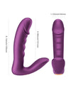 RORA 2 Pressure Sensing App-Controlled Rotating G-Spot Vibrator & Clitoral Stimulator - Purple