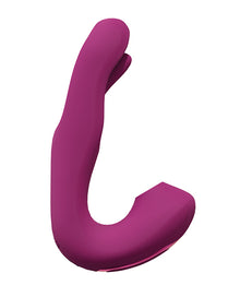  Shots Vive Yuna Dual Action Airwave Vibrator & G-Spot Stimulator - Pink