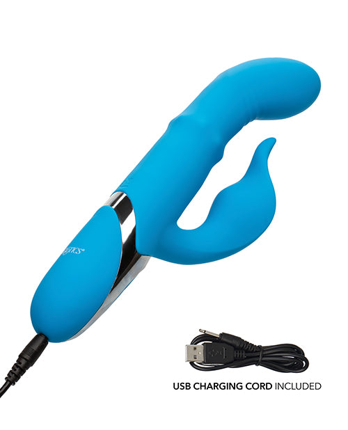 Enchanted Beaded Power "G" Vibrator - Blue