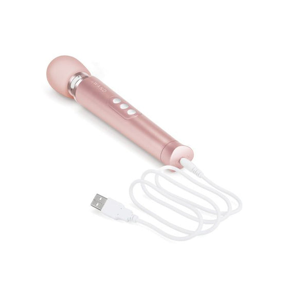 Le Wand Petite Rechargeable Vibrating Massager - Rose Gold