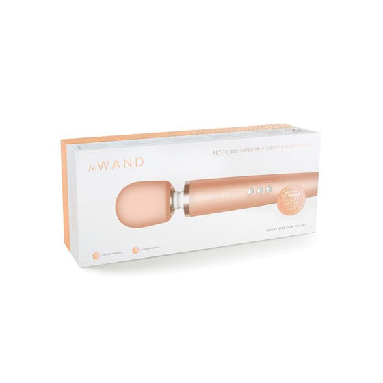 Le Wand Petite Rechargeable Vibrating Massager - Rose Gold