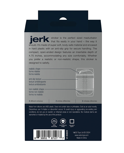 VeDO Jerk Masturbation Sleeve - Black/Pink