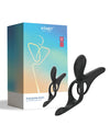 Pleasure Pivot App-Controlled Couples Vibrators - Black