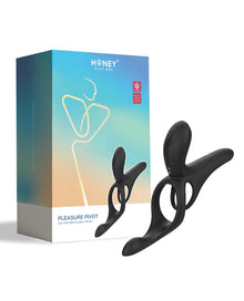  Pleasure Pivot App-Controlled Couples Vibrators - Black