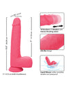 Silicone Studs Rechargeable Rumbling & Thrusting Vibrator