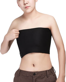  Gender Fluid Strapless Chest Compression Binder - XXL Black