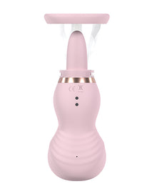  Shots Pumped Sensual Rechargeable Vulva & Breast Pump - Pink