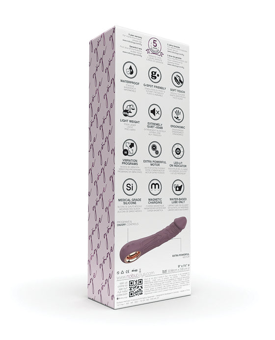 Nobu Gage G-Spot Vibrator w/Removable Bullet - Purple