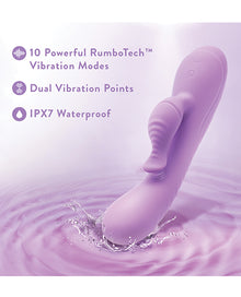  Blush Evelyn Rabbit Vibrator - Purple