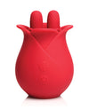 Bloomgasm The Rose Fondle 10X Massaging Clit Stimulator - Red