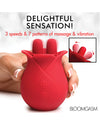 Bloomgasm The Rose Fondle 10X Massaging Clit Stimulator - Red