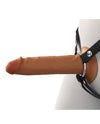 Fantasy X-tensions Elite 7" Silicone Hollow Strap-on - Brown